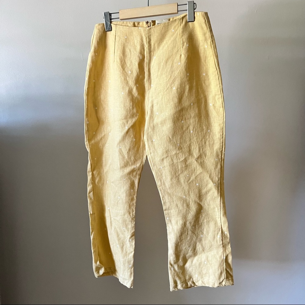 Zulu & Zephyr Linen Polka Dot Pants Size Small - Picture 13 of 15